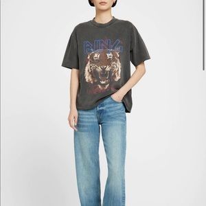 NWT Anine Bing Tiger Tee - Black